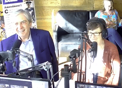 Kerrville mayors Bill Blackburn and Judy Eychner